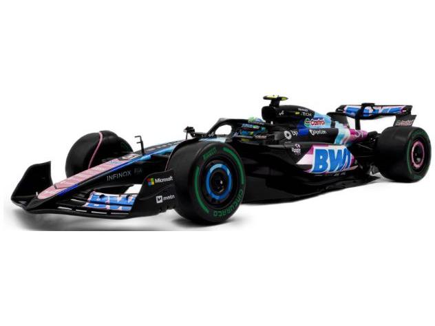 Alpine F1 Team A524 Esteban Ocon F1 Brazilian GP 2024 1:18 Scale Solido Diecast Model-Solido-Diecast Model Centre