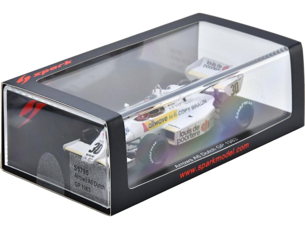 Arrows A6 #30 F1 Dutch GP 1983 Thierry Boutsen 1:43 Scale Resin Car – Spark-Spark-Diecast Model Centre