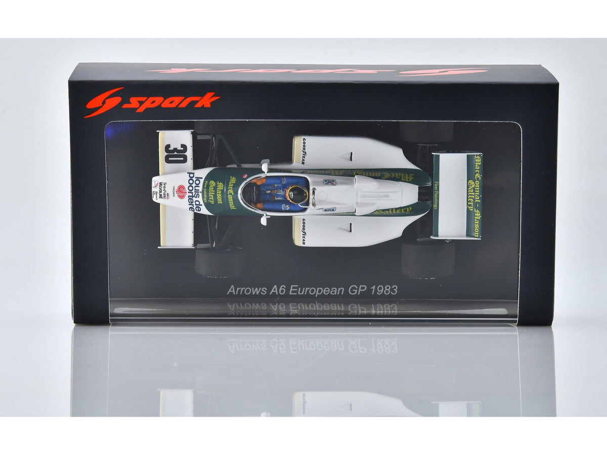 Arrows A6 #30 F1 European GP 1983 Thierry Boutsen 1:43 Scale Resin Car – Spark-Spark-Diecast Model Centre