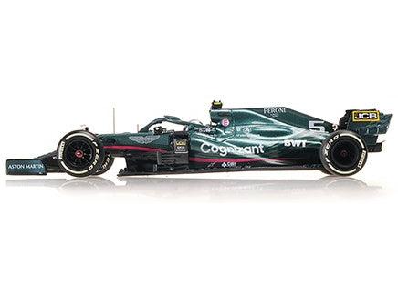Aston Martin AMR21 F1 Monaco GP 2021 Sebastian Vettel 1:43 Scale Diecast Car – Minichamps-Minichamps-Diecast Model Centre