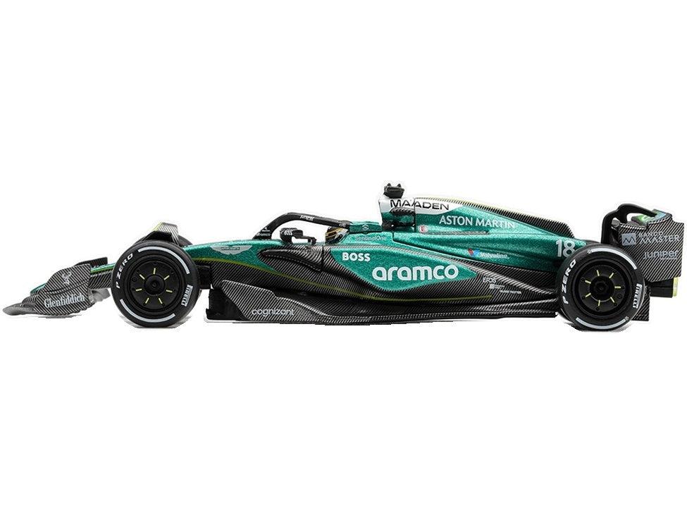 Aston Martin AMR24 #18 F1 Las Vegas GP 2024 Lance Stroll Blister Packaging 1:64 Scale Diecast Car – MINI GT-MINI GT-Diecast Model Centre