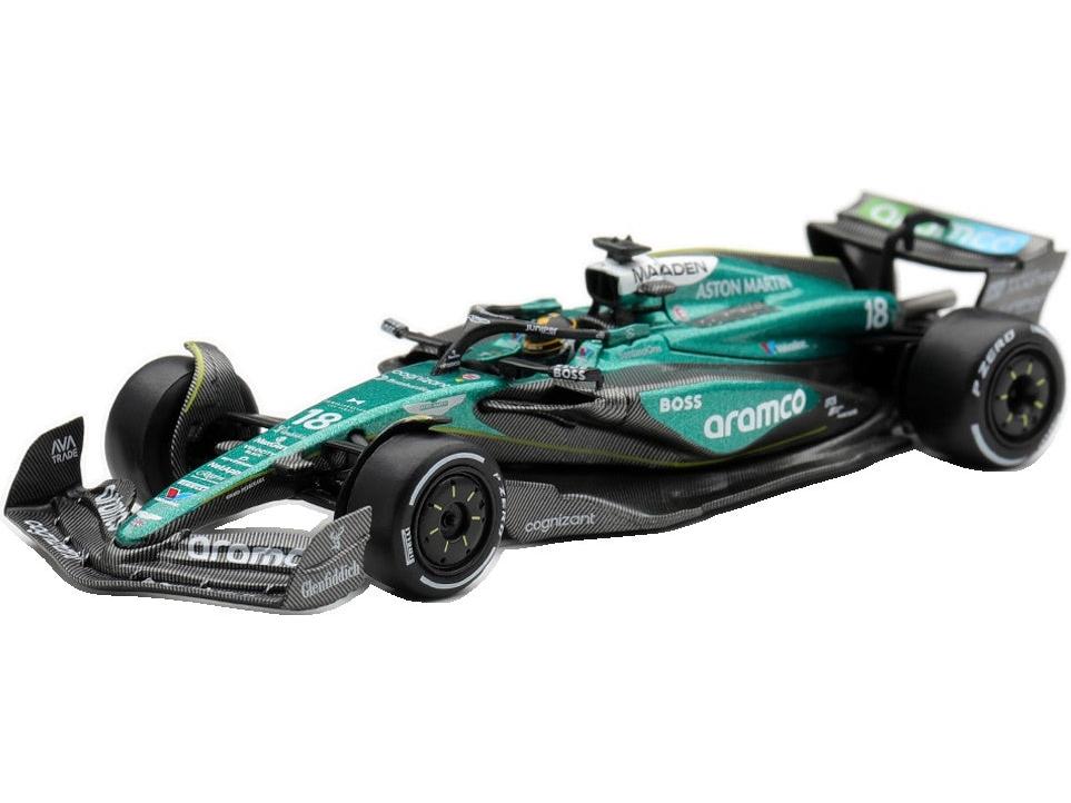 Aston Martin AMR24 #18 F1 Las Vegas GP 2024 Lance Stroll Blister Packaging 1:64 Scale Diecast Car – MINI GT-MINI GT-Diecast Model Centre