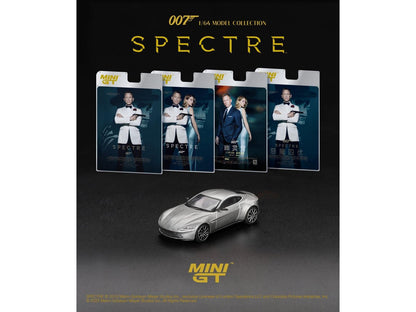 Aston Martin DB10 Spectre (RHD) Dutch Blister Packaging 1:64 Scale Diecast Model Car – MINI GT-MINI GT-Diecast Model Centre
