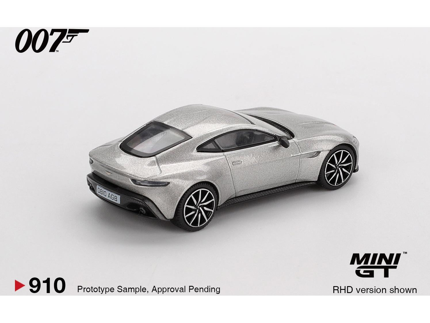 Aston Martin DB10 Spectre (RHD) English Blister Packaging 1:64 Scale Diecast Model Car – MINI GT-MINI GT-Diecast Model Centre