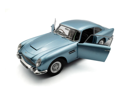 Aston Martin DB5 1964 Light Metallic Blue 1:18 Scale Solido Diecast Model