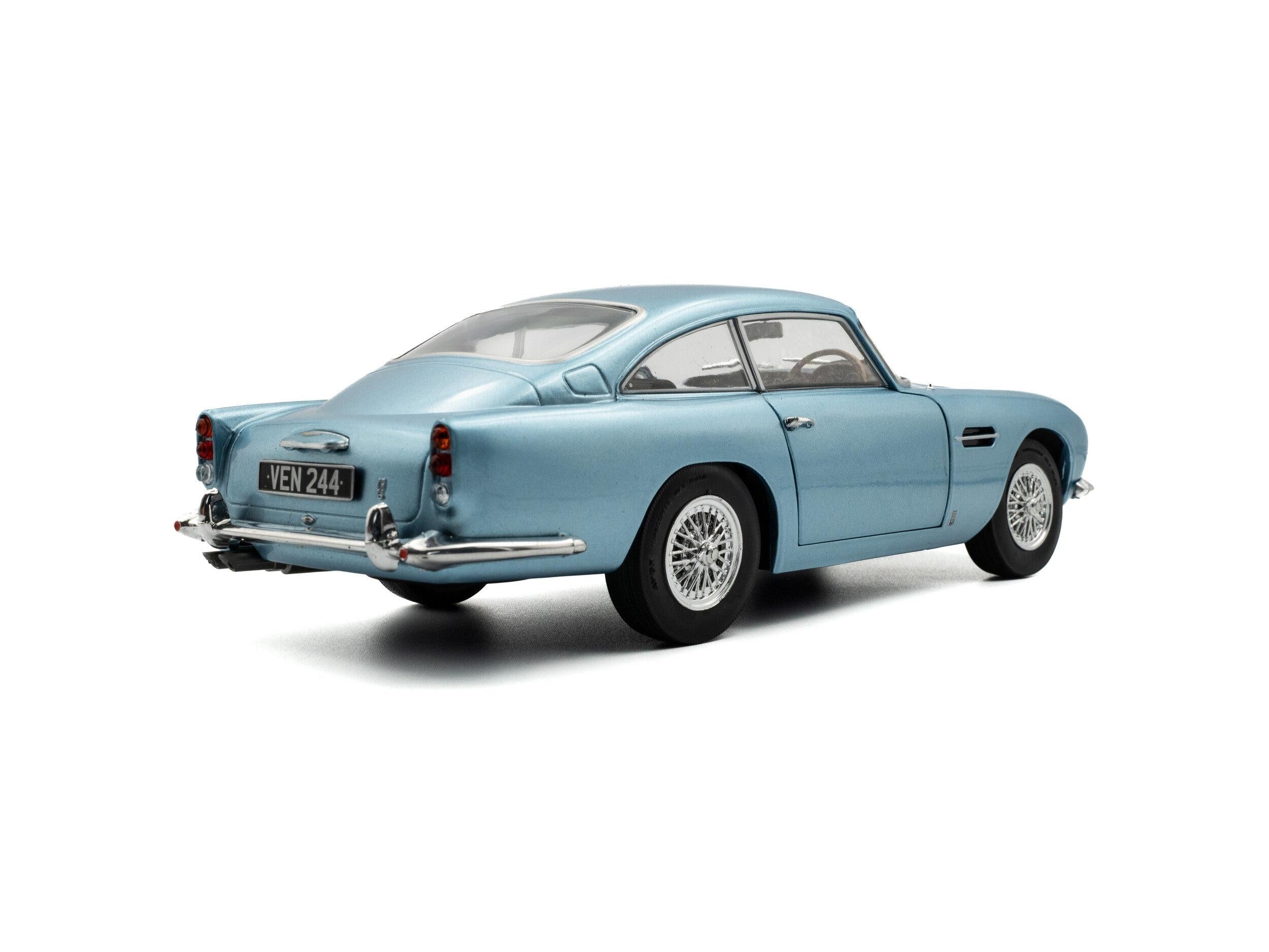 Aston Martin DB5 1964 Light Metallic Blue 1:18 Scale Solido Diecast Model