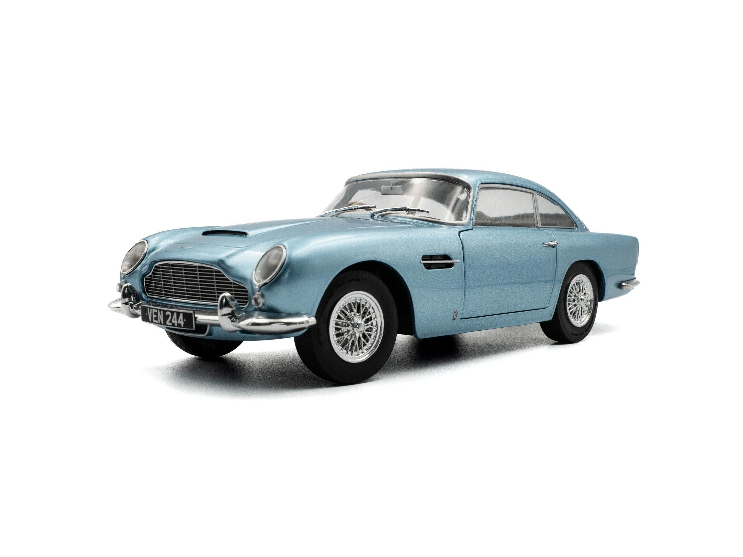 Aston Martin DB5 1964 Light Metallic Blue 1:18 Scale Solido Diecast Model
