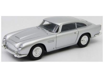 Aston Martin DB5 1964 Silver 1:24 Scale Welly Diecast Model-Welly-Diecast Model Centre
