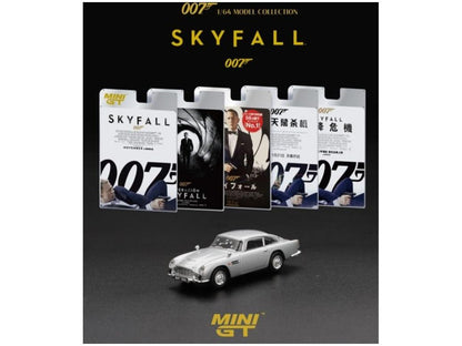 Aston Martin DB5 Skyfall (RHD) English Blister Packaging 1:64 Scale Diecast Model Car – MINI GT-MINI GT-Diecast Model Centre