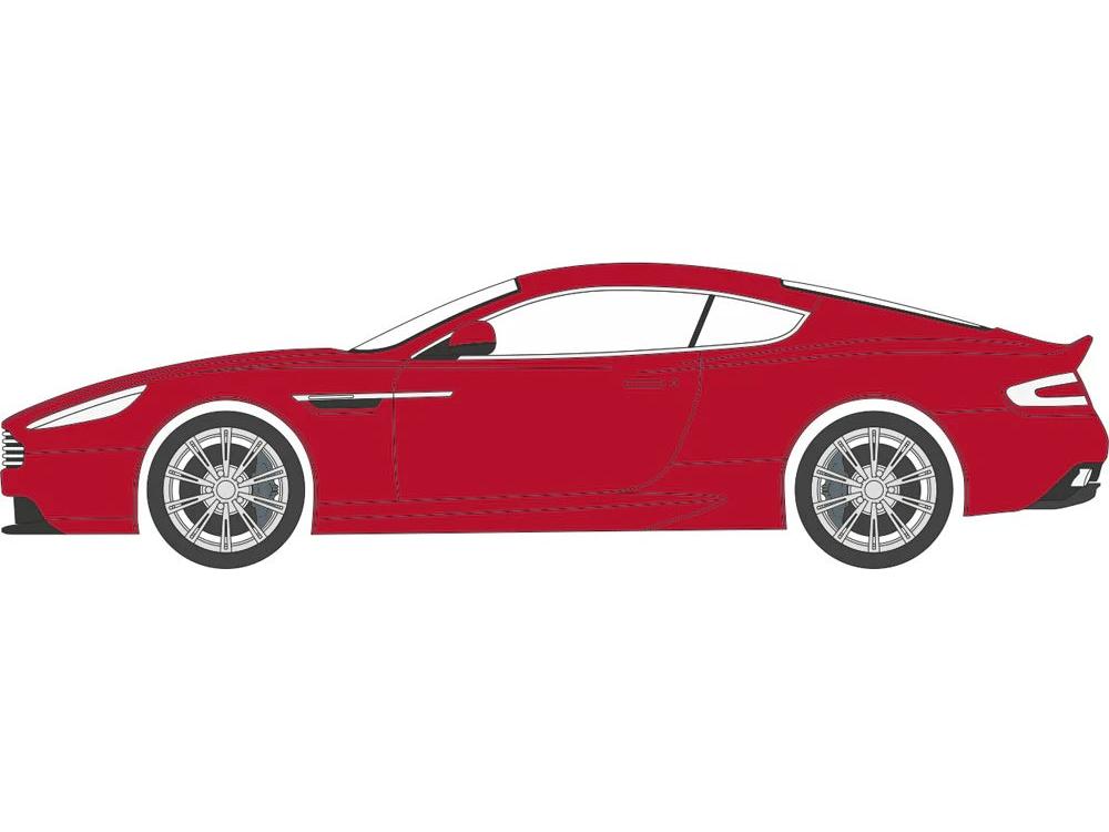 Aston Martin DB9 Coupe Red Lion 1:76 Scale Diecast Car – Oxford Diecast-Oxford Diecast-Diecast Model Centre