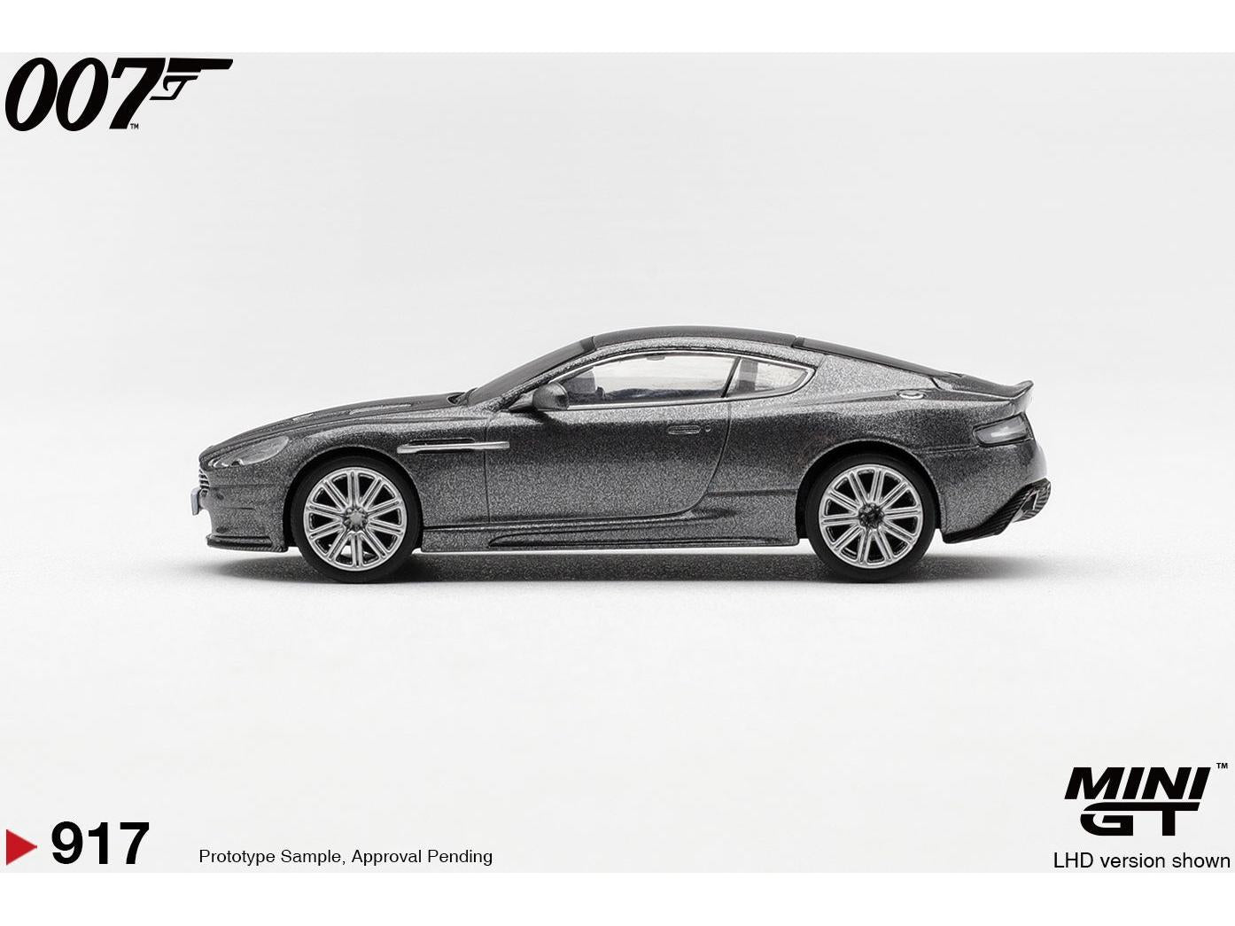 Aston Martin DBS Casino Royale (LHD) Spanish Blister Packaging 1:64 Scale Diecast Model Car – MINI GT-MINI GT-Diecast Model Centre