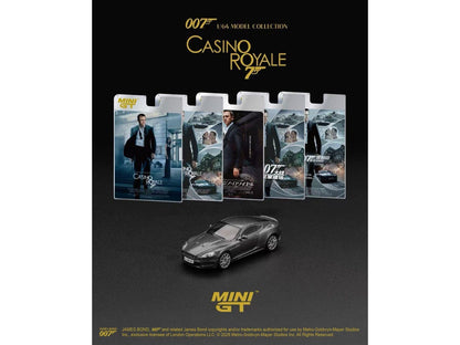 Aston Martin DBS Casino Royale (LHD) Spanish Blister Packaging 1:64 Scale Diecast Model Car – MINI GT-MINI GT-Diecast Model Centre
