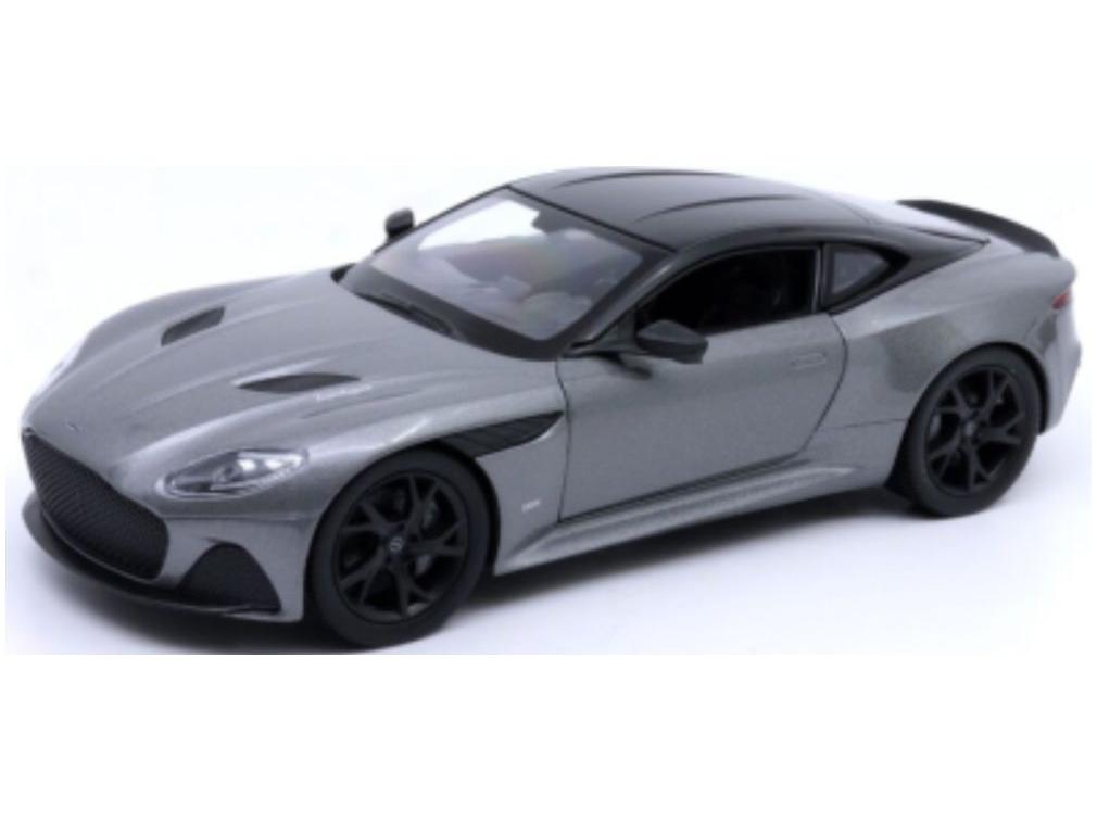 Aston Martin DBS Grey/Black 1:24 Scale Welly Diecast Model Car-Welly-Diecast Model Centre