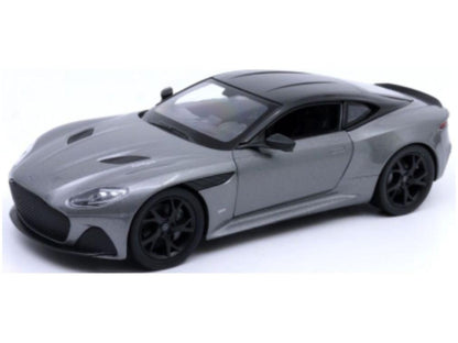 Aston Martin DBS Grey/Black 1:24 Scale Welly Diecast Model Car-Welly-Diecast Model Centre