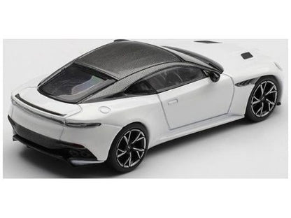 Aston Martin DBS Stratus White (LHD) 1:64 Scale MINI GT Diecast Model Car-MINI GT-Diecast Model Centre
