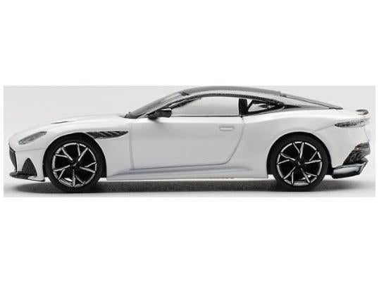 Aston Martin DBS Stratus White (LHD) 1:64 Scale MINI GT Diecast Model Car-MINI GT-Diecast Model Centre