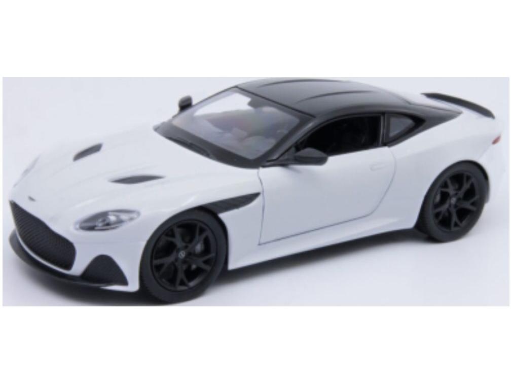 Aston Martin DBS White/Black 1:24 Scale Welly Diecast Model Car-Welly-Diecast Model Centre