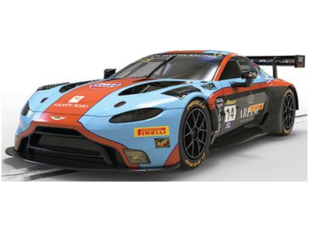 Aston Martin GT3 Vantage Bathurst 2025 Gulf Edition 1:32 Scale Scalextric Slot Racing Car-Scalextric-Diecast Model Centre