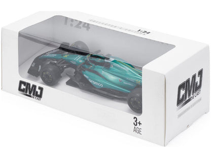 Aston Martin Racing #14 Fernando Alonso F1 2024 1:24 Scale CMJ - Jian Feng Juan Toys Diecast Model Car-CMJ - Jian Feng Juan Toys-Diecast Model Centre