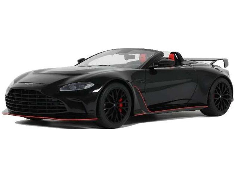 Aston Martin V12 Vantage Roadster Onyx Black 2023 1:18 Scale GT Spirit Resin Model Car-GT Spirit-Diecast Model Centre