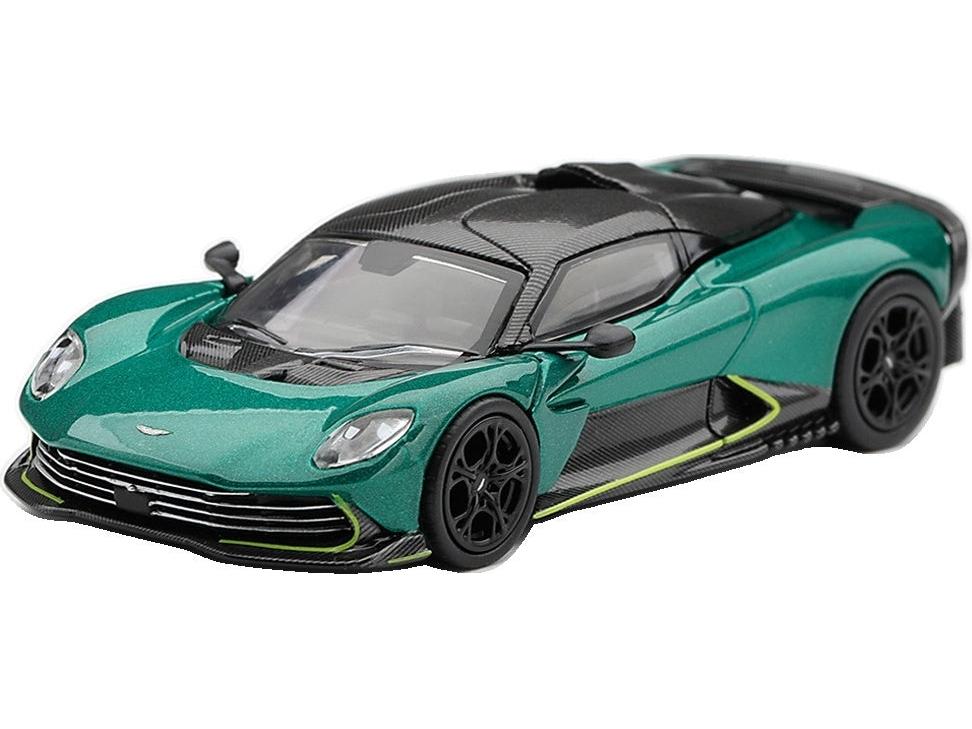 Aston Martin Valhalla Podium Green (RHD) 1:64 Scale Diecast Car – MINI GT-MINI GT-Diecast Model Centre