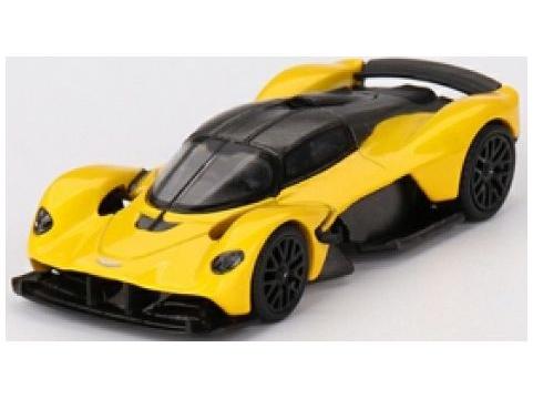 Aston Martin Valkyrie Sunburst Yellow (LHD) 1:64 Scale MINI GT Diecast Model-MINI GT-Diecast Model Centre