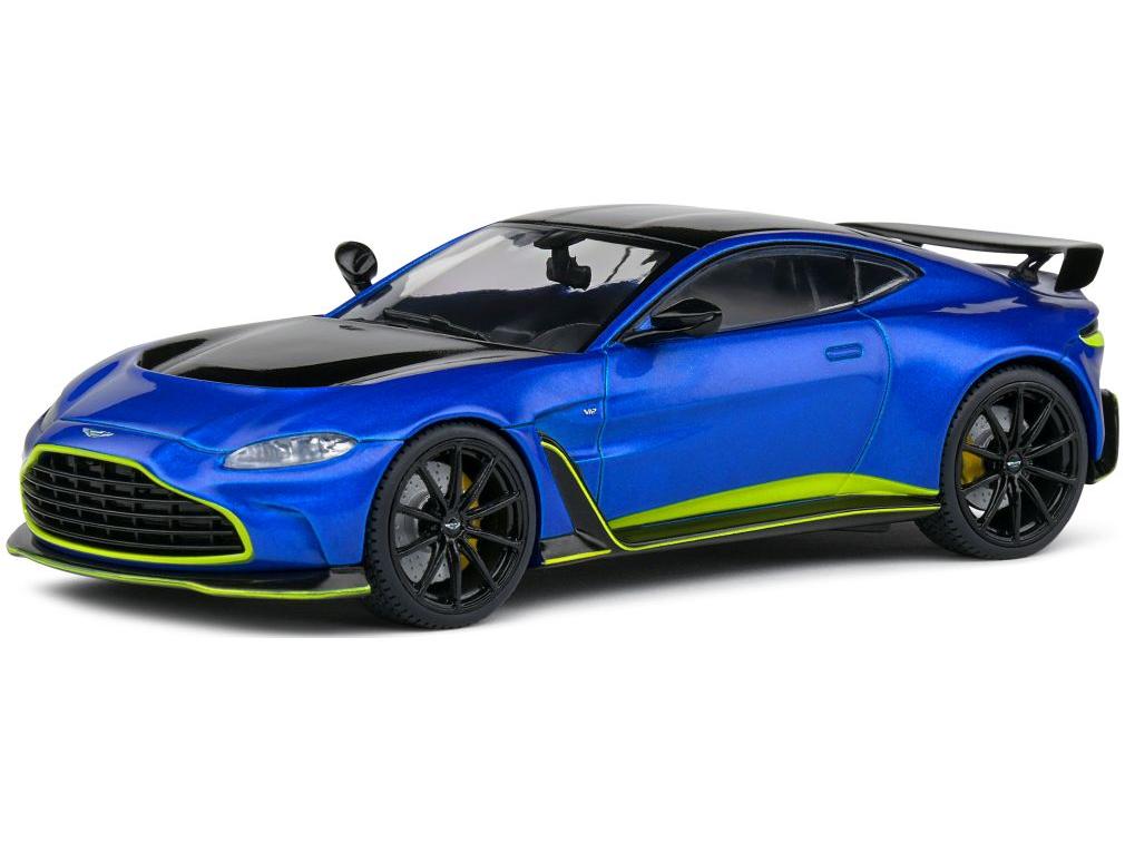 Aston Martin Vantage V12 2023 Blue 1:43 Scale Solido Diecast Model-Solido-Diecast Model Centre