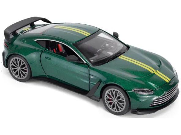 Aston Martin Vantage V12 Green 1:24 Scale CMJ - Jian Feng Juan Toys Diecast Model-CMJ - Jian Feng Juan Toys-Diecast Model Centre