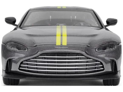 Aston Martin Vantage V12 Grey 1:24 Scale CMJ - Jian Feng Juan Toys Diecast Model-CMJ - Jian Feng Juan Toys-Diecast Model Centre