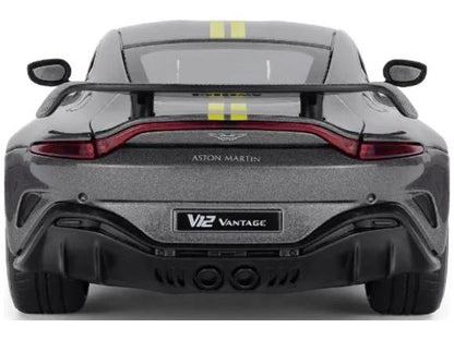 Aston Martin Vantage V12 Grey 1:24 Scale CMJ - Jian Feng Juan Toys Diecast Model-CMJ - Jian Feng Juan Toys-Diecast Model Centre