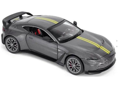 Aston Martin Vantage V12 Grey 1:24 Scale CMJ - Jian Feng Juan Toys Diecast Model-CMJ - Jian Feng Juan Toys-Diecast Model Centre