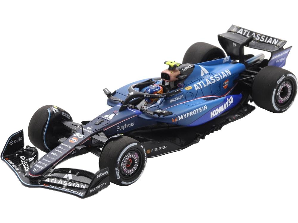 Atlassian Williams FW47 #55 3rd F1 Qatar GP 2025 Carlos Sainz w/Pit Board 1:43 Scale Resin Car – Spark-Spark-Diecast Model Centre