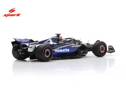 Atlassian Williams FW47 Williams Racing #23 F1 US GP 2025 Alexander Albon 1:43 Scale Resin Car – Spark-Spark-Diecast Model Centre