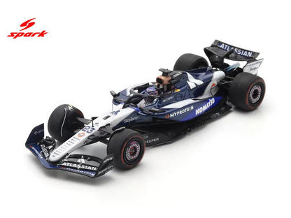 Atlassian Williams FW47 Williams Racing #23 F1 US GP 2025 Alexander Albon 1:43 Scale Resin Car – Spark-Spark-Diecast Model Centre