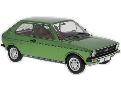 Audi 50 Green 1975 1:18 Scale Diecast Car – Model Car Group-Model Car Group-Diecast Model Centre