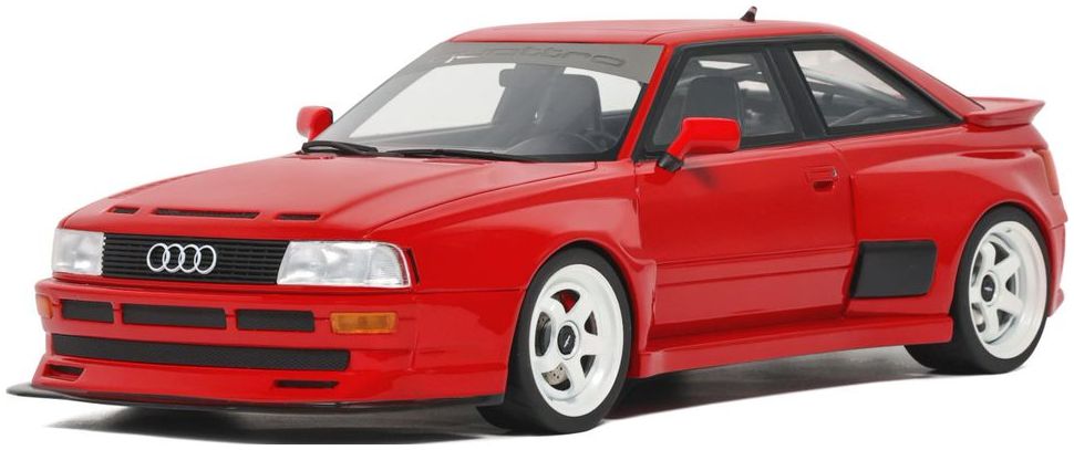 Audi 80 Coupe Prior Design 2021 Red 1:18 Scale OttOmobile Resin Model-OttOmobile-Diecast Model Centre