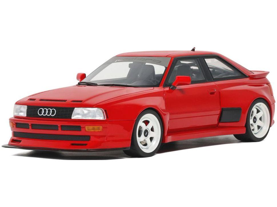 Audi 80 Coupe Prior Design 2021 Red 1:18 Scale OttOmobile Resin Model-OttOmobile-Diecast Model Centre
