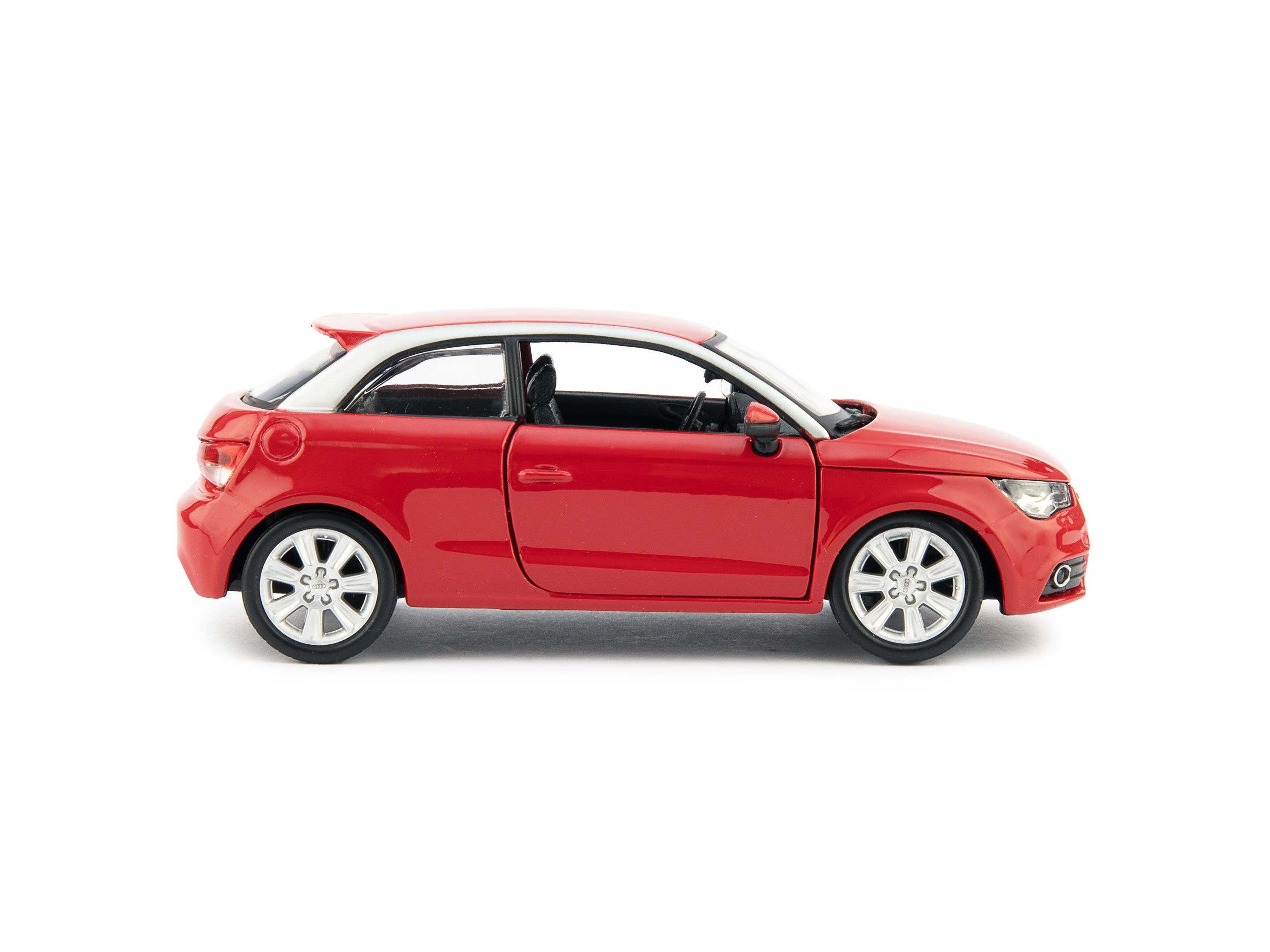 Audi A1 red - 1:24 Scale Model Car-Bburago-Diecast Model Centre