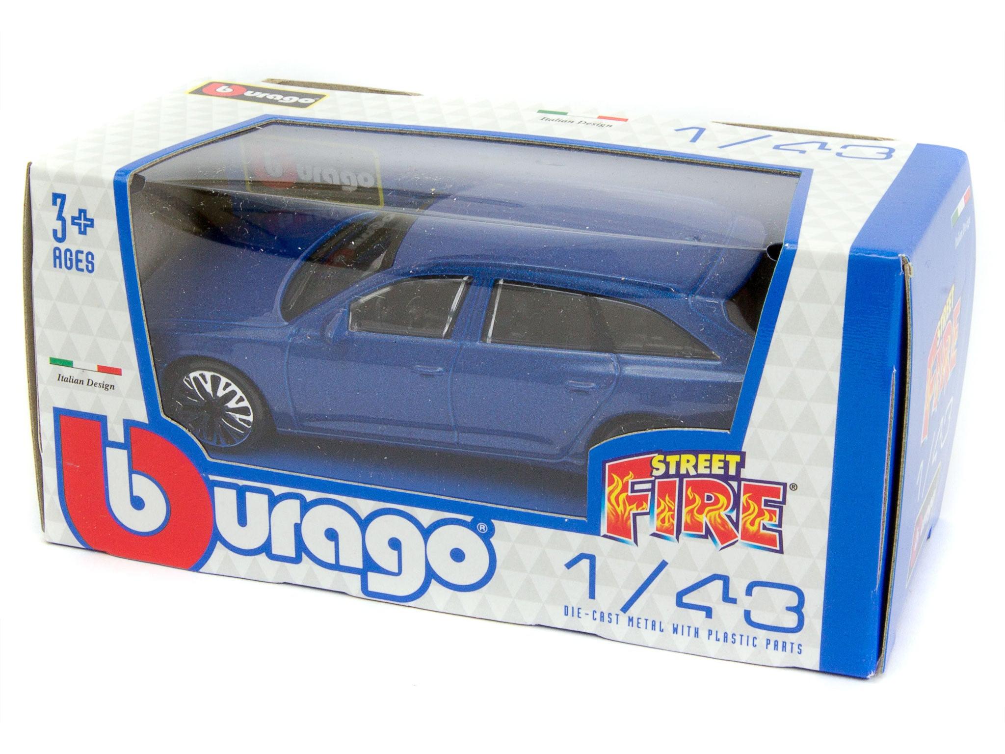 Audi A6 Avant Blue 1:43 Scale Bburago Diecast Toy Car-Bburago-Diecast Model Centre