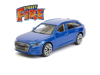 Audi A6 Avant Blue 1:43 Scale Bburago Diecast Toy Car-Bburago-Diecast Model Centre