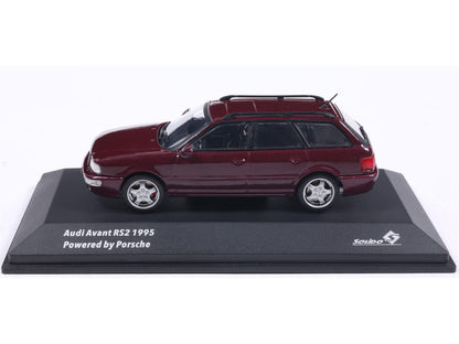 Audi Avant RS2 Ruby Red 1995 1:43 Scale Solido Diecast Model Car-Solido-Diecast Model Centre