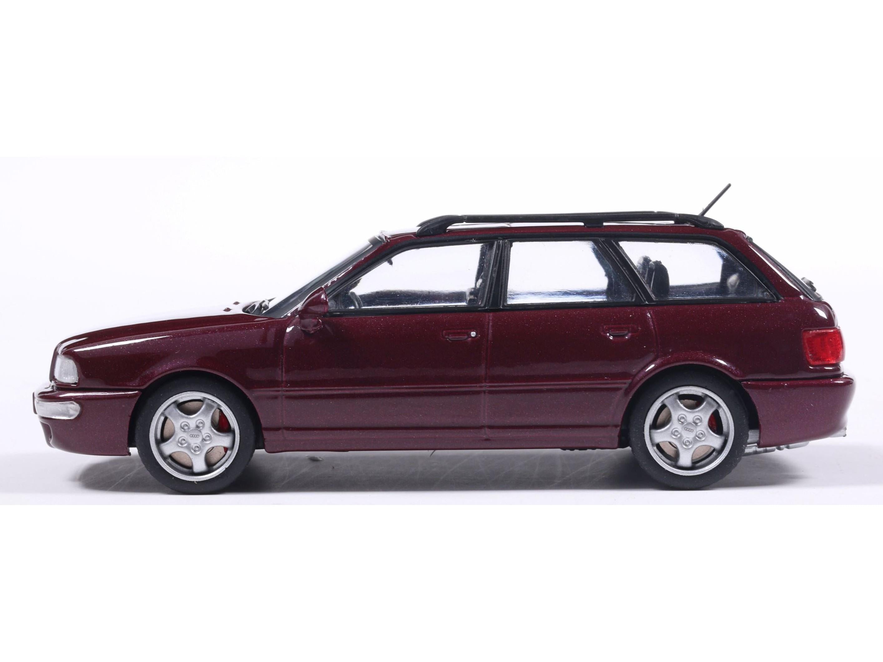 Audi Avant RS2 Ruby Red 1995 1:43 Scale Solido Diecast Model Car-Solido-Diecast Model Centre
