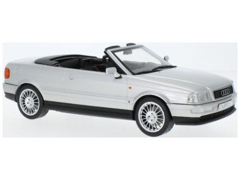Audi Cabriolet 1991 silver - 1:18 Scale Diecast Model Car-Model Car Group-Diecast Model Centre