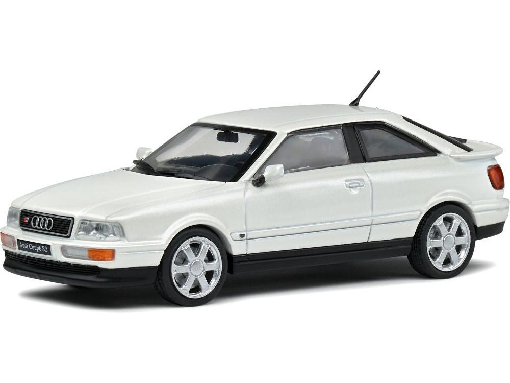 Audi Coupe S2 1992 Pearl White 1:43 Scale Solido Diecast Model-Solido-Diecast Model Centre