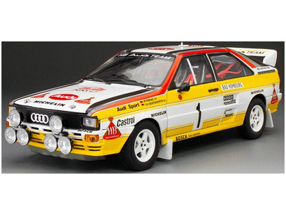 Audi Quattro A2 #1 W.Rohrl/C.Geistdorfer Rallye Monte Carlo 1984 (999pcs) 1:18 Scale Sun Star Diecast Model Car-Sun Star-Diecast Model Centre