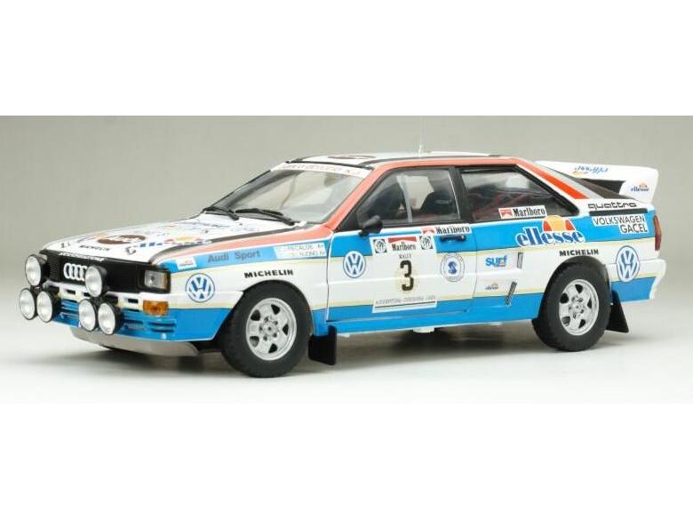 Audi Quattro A2 #3 Jorge Recalde/Jorge Del Buono 3rd Marlboro Rally Argentina YPF '84 1:18 Scale Sun Star Diecast Model Car-Sun Star-Diecast Model Centre