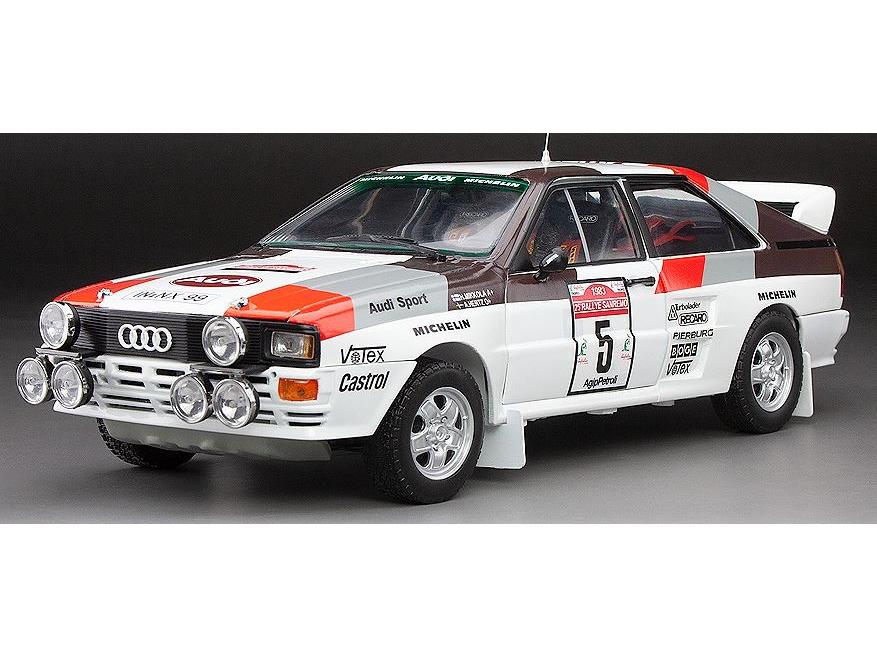 Audi Quattro A2 #5 H.Mikkola/A.Hertz Rally Sanremo 1983 (w/'Race for Glory' Parts) 1:18 Scale Sun Star Diecast Model Car-Sun Star-Diecast Model Centre