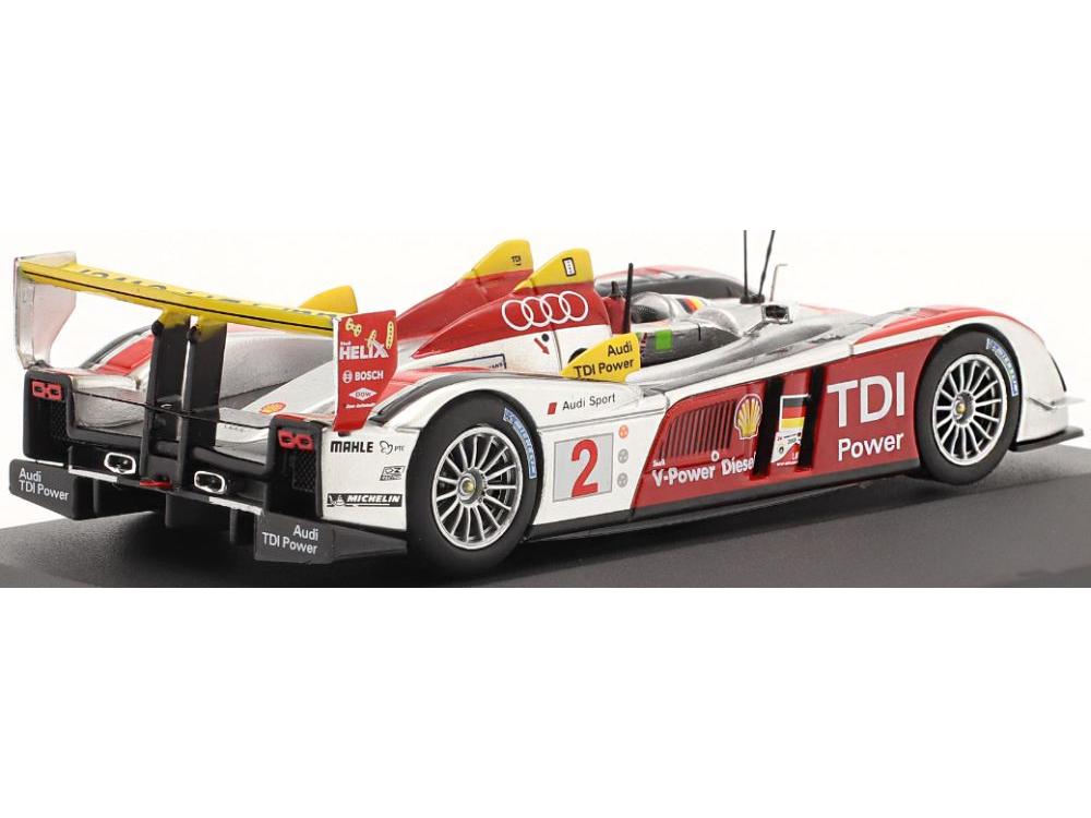 Audi R10 TDI #2 2008 24h Le Mans R.Capello/T.Kristensen/McNish 1:43 Scale IXO Diecast Model Car-IXO-Diecast Model Centre