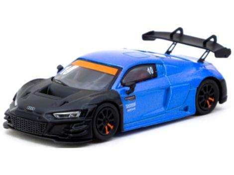 Audi R8 LMS GT3 EVO II (Tarmac Works 10th Anniversary) Blue/Black 1:64 Scale Tarmac Works Diecast Model Car-Tarmac Works-Diecast Model Centre