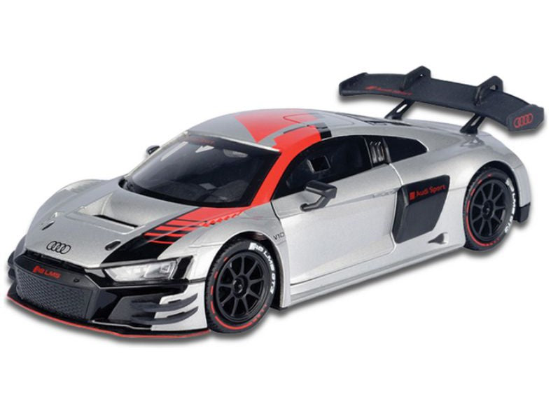 Audi R8 LMS GT3 silver GT Racing - 1:24 Scale Model Car-Motormax-Diecast Model Centre